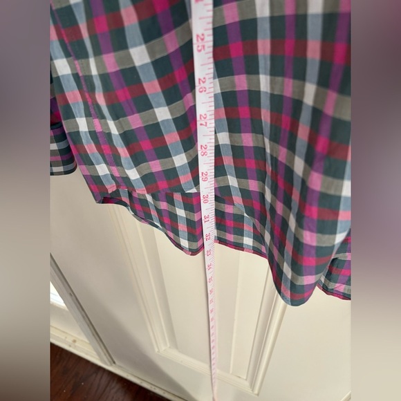 Peter Millar Plaid Button Down Shirt Size XL - Picture 6 of 7